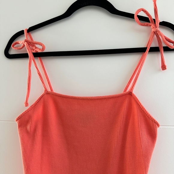 Wild fable pink tie strap bodycon mini dress summer beach pool vacation party S - Picture 8 of 10